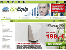 Tablet Screenshot of bellequip.de